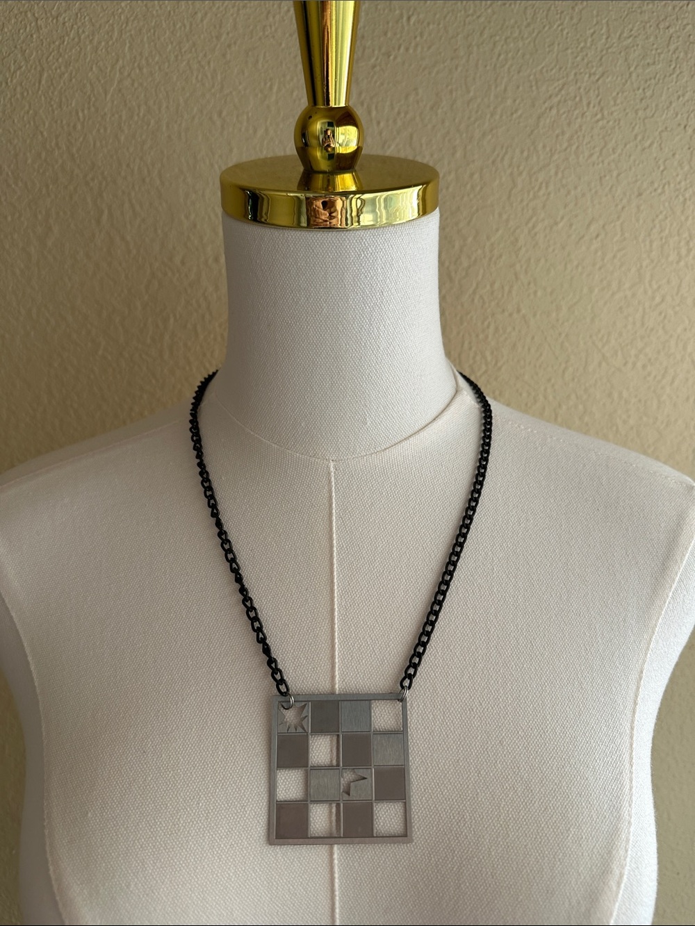 Hand Crafted “Broken Window” Pendant Necklace
